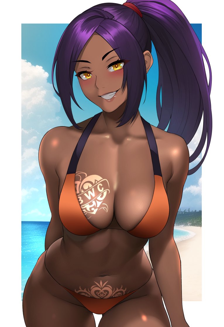 Bleach yoruichi bikini