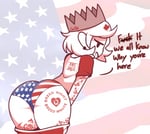 Rating: Explicit Score: 72 Tags: 1girl 4th_of_july american_flag anthro ass bent_over canada crown female giidenuts looking_back maple_leaf mob_face national_personification panties pants_down personification presenting_hindquarters solo thick_thighs User: ChrisJ