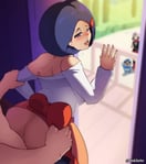 Rating: Explicit Score: 51 Tags: 1boy 1girl asian_female blue_eyes blue_hair blush dawn_(pokemon) doggy_style drool edited from_behind johanna_(pokemon) looking_at_viewer looking_back milf mother_and_daughter nintendo open_mouth pink_seito saliva sex skin_edit torso_grab vaginal_penetration white_female white_skin User: KAZANOVA