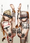 Rating: Questionable Score: 308 Tags: 1488 1488_tattoo 14_words 2girls absurdres alice_(as109) animal_print aryan_female as109 asian_female bangs barefoot bdsm bikini black_choker black_sun black_sun_tattoo blonde_hair blue_eyes breast_tattoo censor_bar censored censored_face chains choker city_no.109 clenched_teeth collar commentary_request elbow_gloves elf embarrassed fantasy_race female_focus flat_chest gloves gradient gradient_background grey_background hair_between_eyes hairclip hair_ornament highres indie_virtual_youtuber loli long_hair looking_at_viewer mal many_tattoos micro_bikini multiple_girls navel nazi orange_gloves original peace_sign pointy_ears print_gloves red_collar reichsadler reichsadler_tattoo schutzstaffel schutzstaffel_tattoo shiny shiny_hair shui_lan_er side-tie_bikini_bottom silver_hair simple_background slave smile soles sonnenrad split ss_tattoo standing standing_on_one_leg standing_split swastika swastika_tattoo sweat swimsuit tattoo teeth thighs thigh_tattoo tiger_print toes translated tribal_tattoos white_bikini white_hair white_power white_power_infinity_tattoo white_skin wolfsangel womb_tattoo wwo yellow_eyes User: Mal