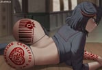 Rating: Explicit Score: 94 Tags: 1girl ass big_ass blue_eyes blush bottomless butt_crack certified_bwc_breeding_sow edit female female_only heart_vine_tattoo huge_ass kill_la_kill legwear queen_of_hearts ryuuko_matoi savagexthicc short_hair solo thick_ass thick_thighs thong two_tone_hair white_owned_tattoo User: Nastydump