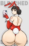 Rating: Questionable Score: 68 Tags: 1girl asian_female ass ass_focus back_view belly biggy_deez bleachbunny bleached bleached_gloves bleached_thigh_highs breasts bunny_ears bunny_girl bunnysuit bunny_tail collar elbow_gloves gloves holding_phone huge_ass huge_breasts huge_butt looking_back makoto_niijima original_bleached_art persona_5 phone queen_of_hearts queen_of_hearts_tattoo red_eyes red_gloves red_thighhighs selfie solo tattoo thicc thick_thighs thigh_highs thighs venus_body_type wide_hips User: Worded