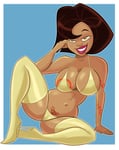 Rating: Questionable Score: 50 Tags: atomickingboo big_breasts bikini dark_skin dark-skinned_female heart_vine_tattoo high_heel_boots milf queen_of_hearts_tattoo tattoo the_proud_family thick_thighs trudy_proud white_baby_maker User: BWC_Intro