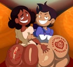 Rating: Questionable Score: 60 Tags: 2girls ass_focus ass_tattoo big_ass big_butt biting_lip bottomless brown_hair butt_focus cgengine connie_maheswaran crossover dark_hair dark_skin dark-skinned_female ear_piercing edit fat_ass female_focus female_only grin grinning hand_on_ass looking_at_viewer looking_back luz_noceda multiple_girls naughty_face no_panties no_pants pantsless shiny_skin short_hair smile smiling steven_universe straight_hair suggestive_look tattoo the_owl_house User: NigNogEnslaver