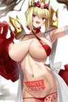 Rating: Explicit Score: 76 Tags: 1girl blonde_hair crown dragon_girl fantasy_race fate/grand_order fate_(series) heart_vine_tattoo large_breasts looking_at_viewer monster_girl nero_claudius_(fate) queen_draco_(fate) red_eyes tattoo white_only_tattoo womb_tattoo User: AdviceWelcome