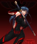 Rating: Questionable Score: 151 Tags: 1girl asagi_igawa bare_shoulders blue_hair bodysuit breasts covered_navel edited eyebrows_visible_through_hair german_text gloves green_eyes highres holding holding_sword holding_weapon japanese_text kagami_hirotaka katana large_breasts lilith-soft long_hair looking_at_viewer nazi official_art reichsadler schutzstaffel schutzstaffel_tattoo sheath smile solo ss ss_tattoo swastika swastika_tattoo sword taimanin_asagi taimanin_rpgx taimanin_(series) tattoo theme_clothing thigh_highs weapon wwo User: GoodHunter