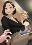 Rating: Safe Score: 39 Tags: 1boy 2girls alcohol asian_female beer big_breasts blush brown_eyes brown_hair cleavage constricted_pupils douki-chan_(yomu_(sgt_epper)) drinking_glass earrings edited ganbare_douki-chan glass holding_drink hoop_earrings indoors japanese_text multiple_girls necklace nightlight office_lady open_mouth open_smile pantyhose senpai-san_(yomu_(sgt_epper)) shocked_expression short_hair skin_edit skirt smile translated yomu User: NightLight