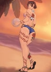 Rating: Questionable Score: 82 Tags: american_bikini beach big_ass bikini brown_hair edit japanese japanese_woman legs looking_at_viewer nidhoggn niijima_makoto persona persona_5 queen_of_hearts queen_of_hearts_tattoo red_eyes short_hair tattoo theme_clothing thick_thighs User: lewdqwerty