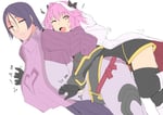 Rating: Questionable Score: 39 Tags: asian_female astolfo_(fate) fate_(series) ky. minamoto_no_raikou_(fate) sex size_difference vaginal_penetration white_male_(trap) User: Gognar