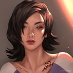 Rating: Questionable Score: 16 Tags: 1girl asian_female black_hair body_writing brown_eyes clothed d.mon edited female_focus female_only grey_eyes highres indah_siregar korean lipstick looking_at_viewer not_porn overwatch queen_of_hearts queen_of_hearts_tattoo red_lipstick short_hair simple_background solo tattoo User: Hana