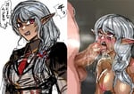 Rating: Explicit Score: 55 Tags: 1boy 1girl 2koma angry angry_sex big_penis censored crying crying_with_eyes_open cum_in_mouth cum_string dark_elf dark_skin dark-skinned_female defeat defeated elf elf_ears fantasy_race fat_man instant_loss_2koma large_breasts long_hair mosaic_censoring penis_censored pointy_ears red_eyes skin_edit smegma smegma_drip smegma_in_mouth smegma_on_face smegma_on_tongue soystarr18 swallowing white_hair white_male User: Mr.WhiteShadow