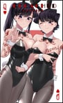 Rating: Questionable Score: 44 Tags: asian_female bunny_ears bunny_girl edit edited ivory_gardens_casino komi-san_is_bad_at_communication looking_at_viewer milf mother_and_daughter peace_sign playboy_bunny shouko_komi shuuko_komi User: lewdqwerty