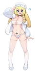 Rating: Safe Score: 38 Tags: american bikini blonde_hair blue_eyes breasts cleavage fleur_de_lis french huge_breasts lillie nintendo pokemon pokemon_sun_&_moon queen_of_hearts queen_of_hearts_tattoo tattoo white_female white_skin User: AA