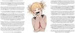 Rating: Safe Score: 84 Tags: 1girl asian_female blonde_hair blush caption cardigan crazy edit edited fangs funny hands_on_own_face himiko_toga my_hero_academia open_smile school_uniform triptych_format yandere yellow_eyes User: krenelgultch