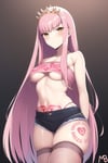 Rating: Questionable Score: 94 Tags: crop_top fate_(series) jean_shorts medb_(fate) pink_hair queen_of_hearts_tattoo tattoo thick_thighs womb_tattoo User: BleachedSlave
