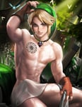 Rating: Explicit Score: 35 Tags: 1boy black_sun blonde_hair blue_eyes blush bulge edited fit import link looking_at_viewer male_focus muscular muscular_male partially_clothed sakimichan solo tattoo the_legend_of_zelda white_pride white_supremacy User: Hana