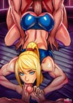 Rating: Explicit Score: 21 Tags: :>= 1girl 3boys all_fours alternate_costume ambiguous_penetration andava aryan_female ass blowjob blue_eyes blush doggy_style edited foursome from_behind gloves huge_ass long_hair looking_at_viewer male_pov metroid nintendo penis_grab ponytail samus_aran sex skin_edit thick_thighs white_female white_male white_skin User: KAZANOVA