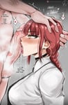 Rating: Explicit Score: 65 Tags: 1boy 1girl asian_female blowjob blush chainsaw_man edited hand_on_head huge_penis lipstick lipstick_marks long_hair makima_(chainsaw_man) open_mouth penis penis_licking penis_on_face red_hair saliva saliva_on_penis skin_edit text tongue_out white_male white_skin yellow_eyes User: KAZANOVA