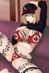 Rating: Explicit Score: 166 Tags: 1488 artoria_pendragon_(all) aryan_female aslindsamure baseball_cap bikini blonde_hair blue_eyes clothing_edit fate_(series) heart_vine_tattoo iron_cross looking_at_viewer nazi ponytail queen_of_hearts queen_of_hearts_tattoo schutzstaffel schutzstaffel_tattoo spread_legs ss ss_tattoo swastika swastika_tattoo tattoo theme_clothing wolfsangel wwo User: lewdqwerty