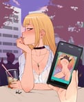 Rating: Explicit Score: 105 Tags: 1boy 1girl asian_female blonde_hair blush breasts bwc cellphone edit kitagawa_marin nagainosfw necklace outdoors phone piercings pussy queen_of_hearts_tattoo sono_bisque_doll_wa_koi_wo_suru tattoo white_male white_skin User: Reinhard