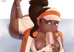 Rating: Explicit Score: 33 Tags: 1boy 1girl african_female ankle_bracelets aquiadok areolae ass awilix awilix_(wave_rider) big_breasts big_penis blowjob breasts brown_eyes brown_hair bwc cleavage cleavage_cutout dark_skin dark-skinned_female earrings feet_up hands_on_penis huge_cock just_the_tip long_hair looking_at_viewer lying_on_belly lying_on_stomach male_pov nipples one-piece_swimsuit penis ponytail pov smite sportswear swimsuit veiny_penis white_male User: NightLight