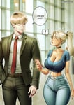 Rating: Explicit Score: 73 Tags: 1boy 1girl asian_female blonde_hair blush breasts edited huge_breasts imminent_sex long_hair open_mouth ponytail roborobocap skin_edit sweat thick_thighs white_male User: KAZANOVA