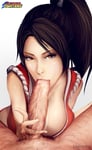 Rating: Explicit Score: 63 Tags: 1boy 1girl asian_female big_breasts blowjob brown_eyes brown_hair bwc cherry-gig interracial king_of_fighters long_hair mai_shiranui penis sex veiny_penis white_male User: acidrunner