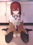 Rating: Safe Score: 72 Tags: 4chan bdsm bleached blue_eyes kahlua long_hair makise_kurisu pantyhose punishment queen_of_hearts_tattoo red_hair steins;gate tattoo text tie User: odstmaster24