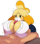 Rating: Explicit Score: 10 Tags: 1boy 1girl ambiguous_background animal_crossing animal_ears blonde_hair blue_skirt breasts bwc clothed_female_nude_male dog_girl duo erection eyebrows_visible_through_hair female female_focus flying_sweatdrops furry gigantic_breasts half-closed_eyes hetero high_resolution interspecies inumimi isabelle leaning_forward looking_down lying male miniskirt navel nude on_back pencil_skirt penis precum shiny shiny_hair short_hair simple_background skindentation skirt solo_focus sssonic2 standing tied_hair titty_fuck topknot very_high_resolution white_background white_male User: NigNogEnslaver