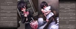 Rating: Questionable Score: 81 Tags: 1girl asian_female black_hair blush caption dress edited eyepatch fukasugi_aiko gothic_lolita hairclip heart-shaped_pupils japanese kidnapping lingerie on_bed ray-k school triptych_format valentine yandere User: krenelgultch