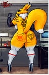 Rating: Questionable Score: 31 Tags: anthro ass big_ass big_breasts celtic digimon edit edited elbow_gloves female furry huge_ass mature_female nazi renamon sligarthetiger swastika text white_babies_only white_world_order User: Biohazardstation