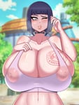 Rating: Questionable Score: 111 Tags: 1girl asian_female black_hair blue_hair blush breasts drunkavocado hinata_hyūga huge_breasts looking_at_viewer naruto_(series) nipples one_eye_closed queen_of_hearts queen_of_hearts_tattoo short_hair solo sweat tattoo theme_clothing white_eyes User: KAZANOVA