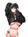 Rating: Questionable Score: 207 Tags: 1girl asian_female black_hair breast_tattoo confederate_flag edited face_tattoo heart_vine_tattoo iron_cross komi-san_is_bad_at_communication long_hair mamimi many_tattoos nazi queen_of_hearts queen_of_hearts_tattoo reichsadler_tattoo schutzstaffel schutzstaffel_tattoo shouko_komi skin_edit skin_edit_(female) solo_female ss_tattoo swastika swastika_tattoo tattoo theme_clothing white_man's_property white_supremacy User: lukas99