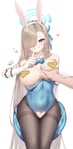 Rating: Explicit Score: 32 Tags: 1boy 1girl asuna_(blue_archive) blonde_hair blue_archive blue_eyes blush breast_grab breasts edited gloves huge_breasts long_hair looking_at_viewer skin_edit smile white_male white_skin User: KAZANOVA