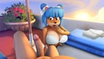 Rating: Explicit Score: 11 Tags: 16:9 2019 3d activision anthro bandicoot big_breasts big_penis black_nose blue_hair bra breasts clothing covering_mouth crash_(series) duo erection eyelashes female genitals hair hair_bows hair_buns hi_res huge_breasts human humanoid_genitalia humanoid_penis kneeling lingerie lipstick makeup male mammal marsupial megumi_bandicoot nude open_mouth outside penis pink_eyes pink_lipstick plant potted_plant short_hair sitting sky sun surprise towel underwear video_games white_male wonster-chan User: NigNogEnslaver