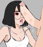 Rating: Explicit Score: 22 Tags: 1boy 1girl asian_female blowjob breasts bwc clothed_female_nude_male glasses huge_penis import open_mouth penis small_breasts User: Hana