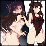 Rating: Explicit Score: 78 Tags: 1boy 1girl after_vaginal anal_sex asian_female ass big_penis black_hair blue_eyes blush breasts bwc collarbone edited fate_(series) fate_stay_night interracial long_hair looking_at_viewer open_mouth penis pussy rin_tohsaka sex skin_edit skin_edit_(male) stocking veiny_penis white_male white_skin User: Reinhard