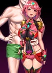 Rating: Questionable Score: 36 Tags: 1boy 1girl abs blush breasts bulge earrings edited fingerless_gloves gloves grin hand_around_waist hand_on_hip headpiece large_breasts looking_at_viewer muscular muscular_male nightlight open_mouth open_smile pyra_(xenoblade) queen_of_hearts queen_of_hearts_tattoo red_eyes red_hair sanyadai short_hair shorts skin_edit smile subtle subtle_qoh sweat tattoo thigh_highs tiara vaginal_juice_drip vaginal_juices vaginal_juice_trail womb_tattoo xenoblade_2 xenoblade_chronicles_2 xenoblade_chronicles_(series) xenoblade_(series) User: NightLight