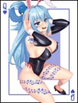 Rating: Questionable Score: 75 Tags: aqua_(konosuba) bleachbunny bleach_bunny bleached_background blue_eyes blue_hair bunny_ears bunny_girl castell edit ivory_gardens_casino kono_subarashii_sekai_ni_shukufuku_wo! large_breasts looking_at_viewer playboy_bunny queen_of_hearts queen_of_hearts_tattoo simple_background tattoo thick_thighs User: lewdqwerty