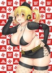 Rating: Questionable Score: 61 Tags: 1girl belly big_breasts big_thighs bleached_background blonde_hair breats bullet bullet_belt chubby collar edit edited female military military_uniform miniskirt nazi nazi_uniform plump short_skirt skirt smile smiling smiling_at_viewer solo super_pochaco swastika swastika_armband thick thick_thighs tsuji_santa uniform wide_hips User: Drax333