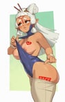 Rating: Explicit Score: 58 Tags: 1girl arabic_female dark_skin dark-skinned_female long_hair medium_breasts paya ponytail queen_of_hearts_tattoo race_traitor_tattoo tattoo the_legend_of_zelda:_breath_of_the_wild thigh_highs white_hair User: AdviceWelcome