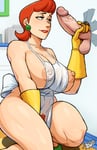 Rating: Explicit Score: 57 Tags: 1boy 1girl blush breasts brown_eyes dexter's_laboratory dexter's_mom edited glory_hole huge_breasts huge_penis imminent_sex milf nipples penis red_hair short_hair skin_edit thick_thighs white_female white_male white_skin User: KAZANOVA
