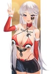 Rating: Questionable Score: 183 Tags: 1girl azur_lane bangs bare_shoulders black_choker black_shorts blue_eyes blush bra breasts choker christmas cleavage clothing clothing_edit cowboy_shot detached_sleeves edit enterprise_(azur_lane) eyebrows_visible_through_hair female hand_up heart heart_tattoo large_breasts long_hair long_sleeves looking_at_viewer lordol navel nazi open_mouth pantsu parted_lips red_bra red_panties red_underwear reichsadler schutzstaffel schutzstaffel_tattoo shorts short_shorts smile solo ss ss_tattoo swastika swastika_tattoo tattoo theme_clothing underwear veniczar_pa white_christmas white_hair User: Veniczar_PA