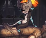 Rating: Explicit Score: 13 Tags: 1boy 1girl angry_face belly black_body blush bulge elf eltonel fantasy_race grey_body helmet link looking_at_penis midna orange_hair pants_bulge pointy_ears pubic_hair pulling_down_pants red_eyes sitting sitting_on_belly sitting_on_person sleeping the_legend_of_zelda touching_penis twilight_princess yellow_sclera User: NigNogEnslaver