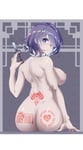 Rating: Questionable Score: 32 Tags: blue_eyes nude nurse on_back purple_hair queen_of_hearts queen_of_hearts_tattoo syringe tattoo white_female User: hanna.banna