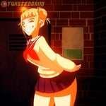 Rating: Explicit Score: 105 Tags: animated animated_gif ass big_ass blonde_hair himiko_toga japanese japanese_woman looking_at_viewer my_hero_academia school_girl school_uniform short_skirt skirt_lift swastika teasing twistedgrim yandere yellow_eyes User: lewdqwerty