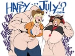 Rating: Explicit Score: 56 Tags: ambiguous_penetration american_bikini american_flag_bikini anal_full_nelson anal_sex applejack ass big_dom_small_sub body_freckles boob_freckles bottom_heavy canada character_request edited freckles from_below full-face_blush huge_ass large_breasts larger_male muscular muscular_female my_little_pony pussy_freckles pussy_pastie reverse_suspended_congress sex skin_edit smaller_female theme_clothing thick_thighs white_female User: da_comrade