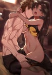 Rating: Explicit Score: 73 Tags: 1boy 1girl asian_female black_hair blue_eyes blush breast_grab breasts brown_hair bwc cowgirl_position edited fate_(series) fate_stay_night imminent_sex interracial long_hair muscular muscular_male navel open_mouth rin_tohsaka romantic romantic_couple short_hair shorts skin_edit skin_edit_(male) slave sweat white_male User: Allant