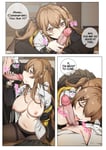 Rating: Explicit Score: 12 Tags: :3 banssee blowjob commander_(girls_frontline) ginger girls'_frontline large_breasts partially_clothed penis_kiss penis_licking scar twintails ump9_(girls_frontline) User: NovaThePious