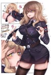 Rating: Explicit Score: 123 Tags: aryan_female breasts cum cum_on_face edited implied_sex large_breasts military military_uniform sex skin_edit swastika tagme User: HamaT
